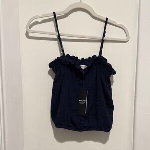 Navy Blue Women's Top